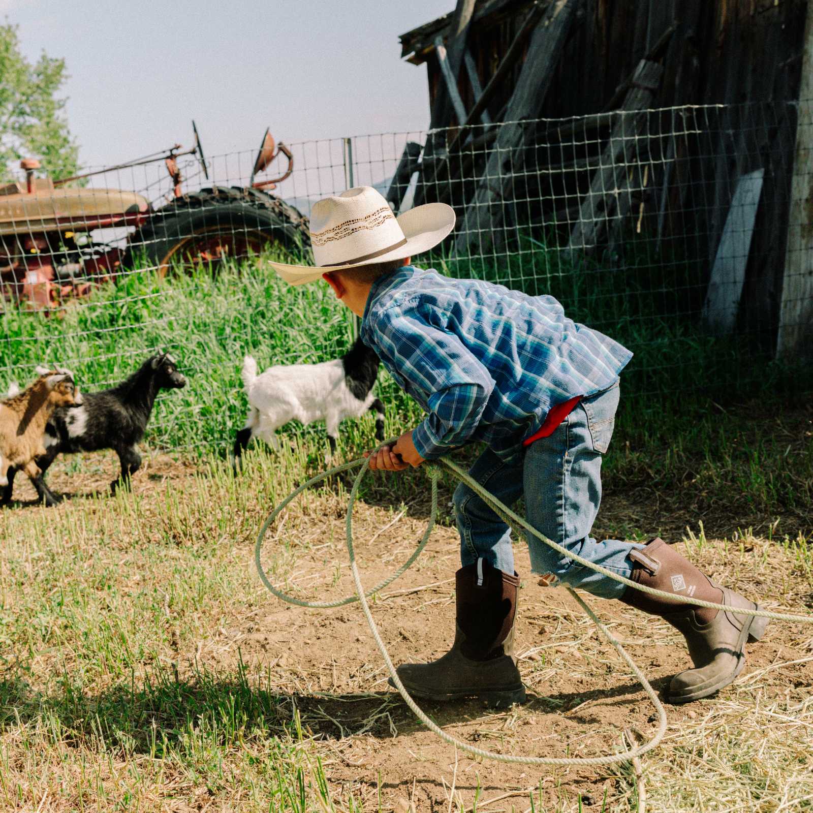 Big Kids' Chore Western Boot - Image 7